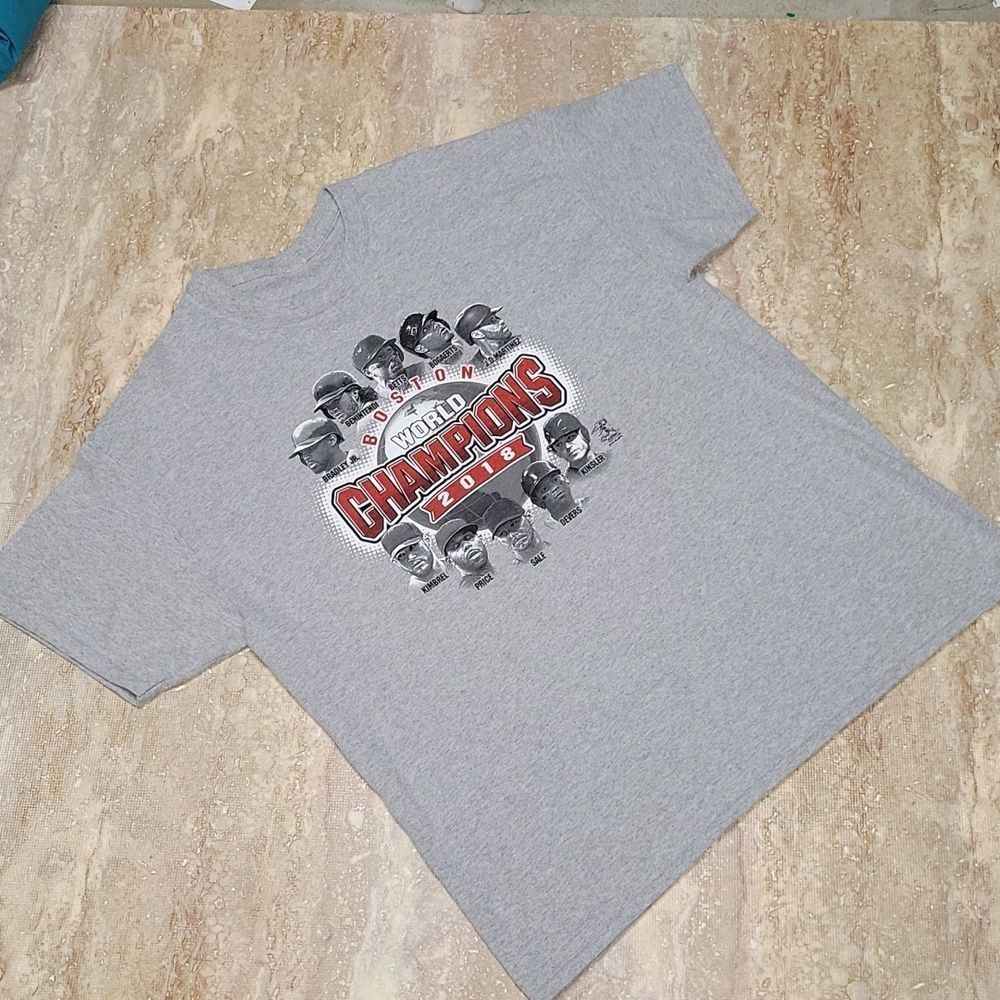 MLB BOSTON RED SOX 2018 CHAMPIONSHIP TEE SIZE XL